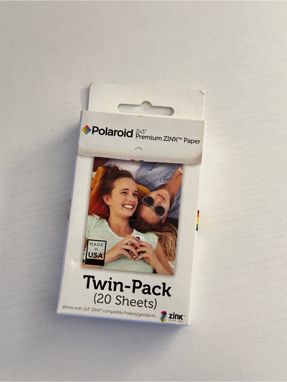 Polaroid White Twin-Pack 2x3" Premium ZINK Paper